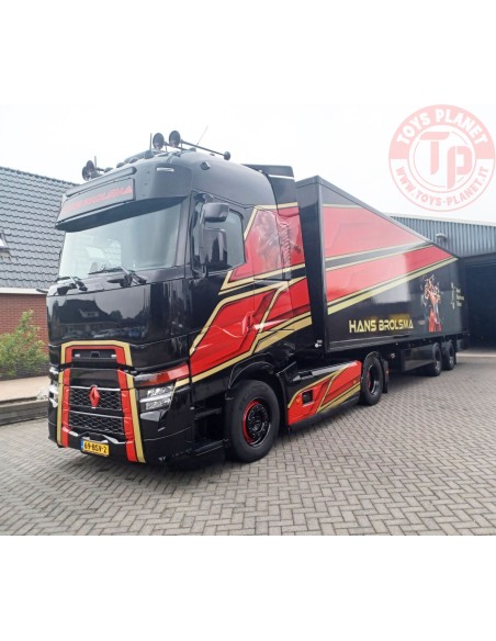 RENAULT TRUCKS T HIGH EVO 4X2 BOX TRAILER - 2 AXLE HANS BROLSMA WSI 01-4280 WSI MODELS