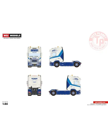 SCANIA R HIGHLINE CR20H 4X2 H. DEN HARTOG WSI 01-4129 WSI MODELS