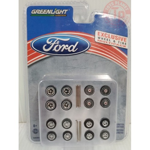 SET RUOTE GREENLIGHT 1/64 GREENLIGHT 13166 GREENLIGHT