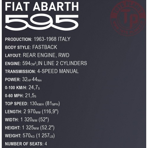 Fiat Abarth 595 - Executive Edition COBI 24353 COBI