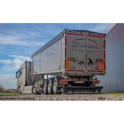 DAF XG+ met 3-assige Stas kipper Dimani TEKNO 85266 TEKNO