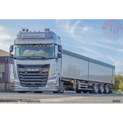 DAF XG+ met 3-assige Stas kipper Dimani TEKNO 85266 TEKNO