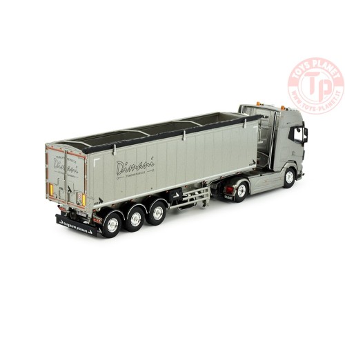 DAF XG+ met 3-assige Stas kipper Dimani TEKNO 85266 TEKNO
