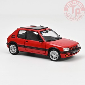 PEUGEOT 205 GTi 1.9 PTS DECO 1991 VALLELUNGA RED 1:18 NOREV 184846 NOREV