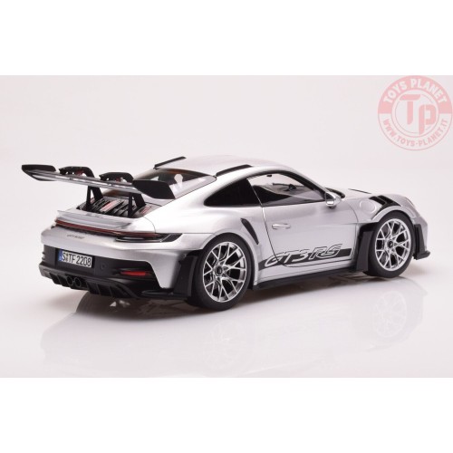 Porsche 911 (992) GT3 RS 2022 argento metallico 1:18 NOREV 187357 NOREV