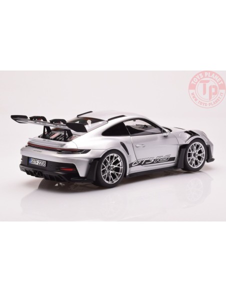 Porsche 911 (992) GT3 RS 2022 argento metallico 1:18 NOREV 187357 NOREV Porsche 911 (992) GT3 RS 2022 argento metallico 1:18 NOREV 187357 NOREV
