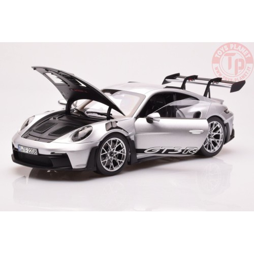 Porsche 911 (992) GT3 RS 2022 argento metallico 1:18 NOREV 187357 NOREV