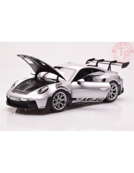 Porsche 911 (992) GT3 RS 2022 argento metallico 1:18 NOREV 187357 NOREV Porsche 911 (992) GT3 RS 2022 argento metallico 1:18 NOREV 187357 NOREV