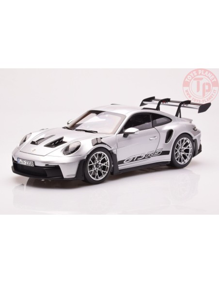 Porsche 911 (992) GT3 RS 2022 argento metallico 1:18 NOREV 187357 NOREV