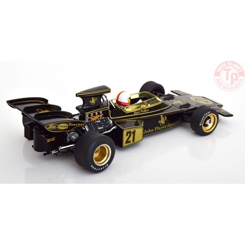 LOTUS F1 72D JOHN PLAYER SPECIAL LOTUS TEAM N 21 SPAIN GP 1972 DAVE WALKER 1:18 MCG18611F MODEL CAR GROUP
