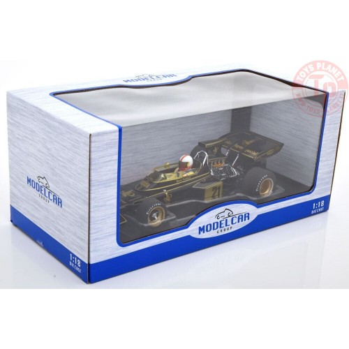 LOTUS F1 72D JOHN PLAYER SPECIAL LOTUS TEAM N 21 SPAIN GP 1972 DAVE WALKER 1:18 MCG18611F MODEL CAR GROUP