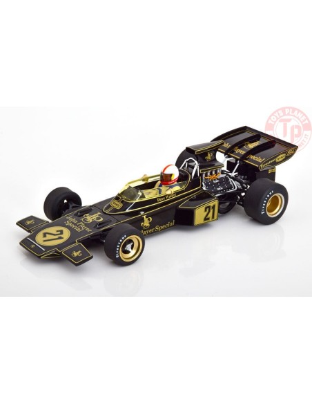 LOTUS F1 72D JOHN PLAYER SPECIAL LOTUS TEAM N 21 SPAIN GP 1972 DAVE WALKER 1:18 MCG18611F MODEL CAR GROUP