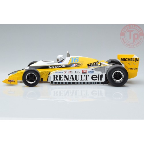 RENAULT - F1 RS10 TEAM RENAULT ELF N 16 BRITISH GP 1979 RENE ARNOUX 1:18 MCG18617F MODEL CAR GROUP