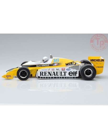 RENAULT - F1 RS10 TEAM RENAULT ELF N 16 BRITISH GP 1979 RENE ARNOUX 1:18 MCG18617F MODEL CAR GROUP RENAULT - F1 RS10 TEAM RENAULT ELF N 16 BRITISH GP 1979 RENE ARNOUX 1:18 MCG18617F MODEL CAR GROUP