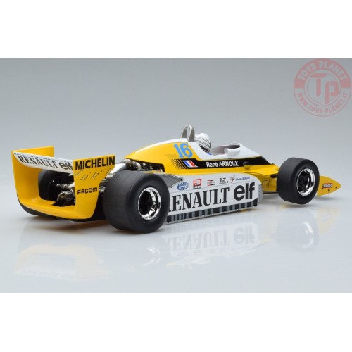 RENAULT - F1 RS10 TEAM RENAULT ELF N 16 BRITISH GP 1979 RENE ARNOUX 1:18 MCG18617F MODEL CAR GROUP