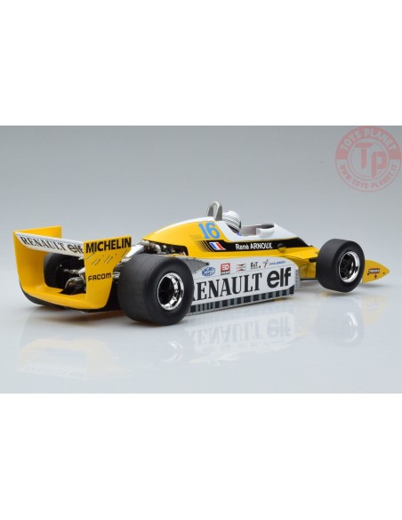 RENAULT - F1 RS10 TEAM RENAULT ELF N 16 BRITISH GP 1979 RENE ARNOUX 1:18 MCG18617F MODEL CAR GROUP RENAULT - F1 RS10 TEAM RENAULT ELF N 16 BRITISH GP 1979 RENE ARNOUX 1:18 MCG18617F MODEL CAR GROUP