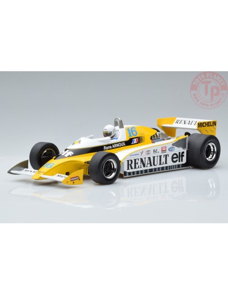 RENAULT - F1 RS10 TEAM RENAULT ELF N 16 BRITISH GP 1979 RENE ARNOUX 1:18 MCG18617F MODEL CAR GROUP