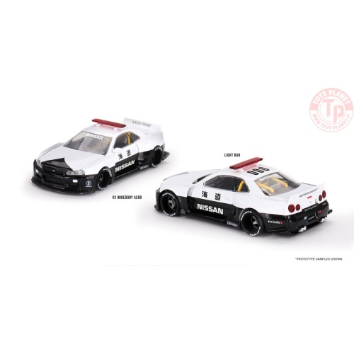 NISSAN SKYLINE GT-R (R34) KAIDO WORKS V2 AERO 1999 1:64 KHMG120 Mini Gt