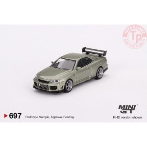 NISSAN SKYLINE GT-R (R34) TOMMYKAIRA R-Z GREY 1999 1:64 MGT00697-R MINI GT