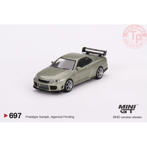 NISSAN SKYLINE GT-R (R34) TOMMYKAIRA R-Z GREY 1999 1:64 MGT00697-R MINI GT