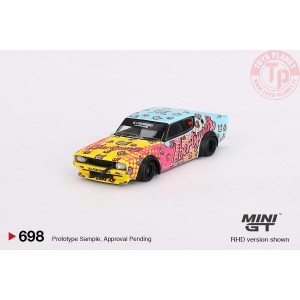 NISSAN SKYLINE KENMERI LIBERTY WALK BI-COLOR 1973 1:64 MGT00698-R MINI GT