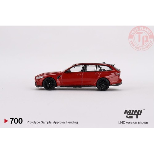 BMW M3 TOURING (G81) COMPETITION RED 2023 1:64 MGT00700-L Mini Gt