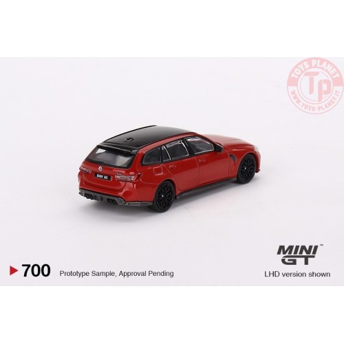 BMW M3 TOURING (G81) COMPETITION RED 2023 1:64 MGT00700-L Mini Gt