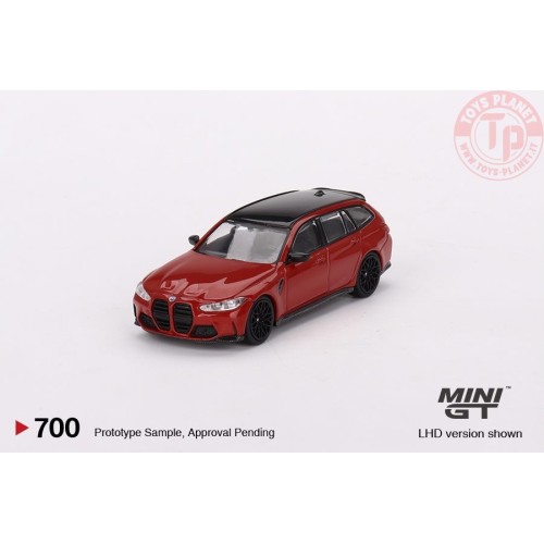 BMW M3 TOURING (G81) COMPETITION RED 2023 1:64 MGT00700-L Mini Gt
