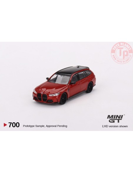 BMW M3 TOURING (G81) COMPETITION RED 2023 1:64 MGT00700-L Mini Gt
