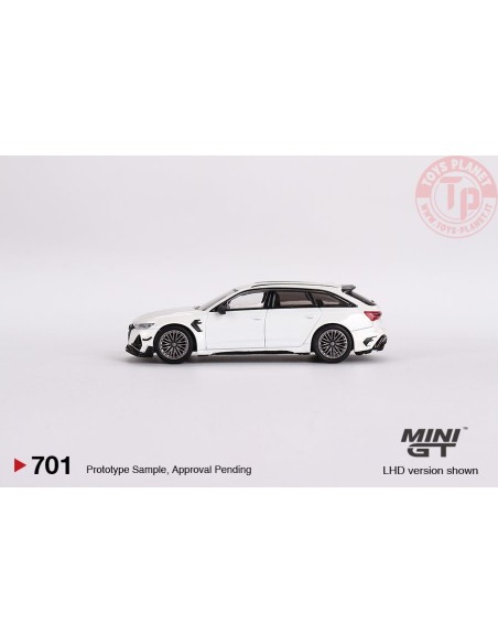 AUDI ABT RS6-R GLACIER WHITE METALLIC 1:64 MGT00701-L Mini Gt