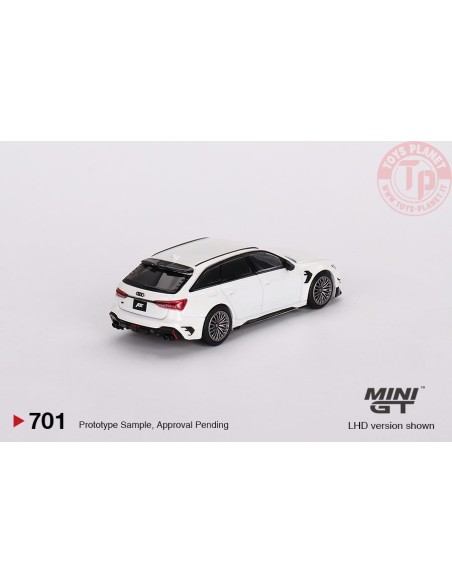 AUDI ABT RS6-R GLACIER WHITE METALLIC 1:64 MGT00701-L Mini Gt