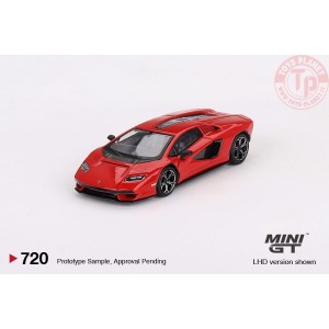 LAMBOGHINI COUNTACH LPI 800-4 ROSSO MARS 1:64 MGT00720-L Mini Gt