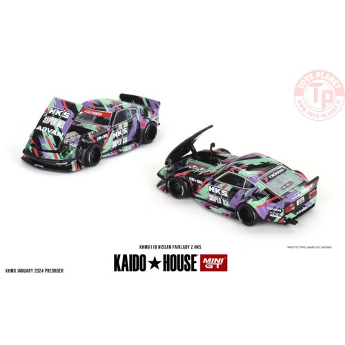 NISSAN FAIRLADY Z HKS 1:64 KHMG118 MINI GT