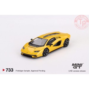 LAMBORGHINI COUNTACH LPI 800-4 NEW GIALLO ORION 1:64 MGT00733-L MINI GT