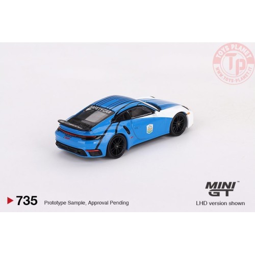 PORSCHE 911 TURBO S SAFETY CAR 2023 IMSA DAYTONA 24 HRS 1:64 MGT00735-L MINI GT