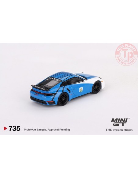 PORSCHE 911 TURBO S SAFETY CAR 2023 IMSA DAYTONA 24 HRS 1:64 MGT00735-L MINI GT