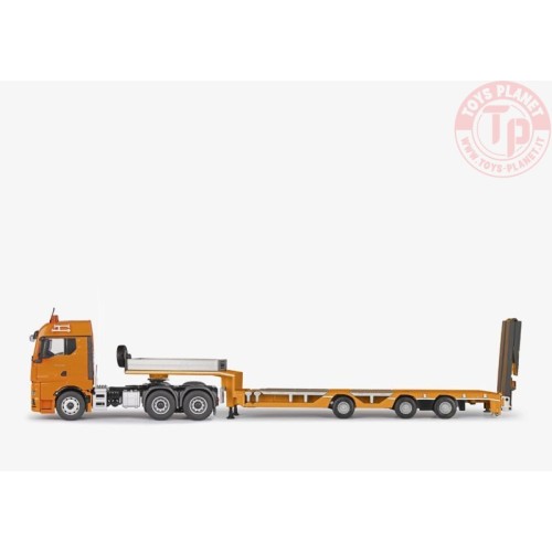 MAN TGX GM cabin 3-axle Goldhofer stepstar 4-axle plateau trailer CONRAD 80251/01 CONRAD