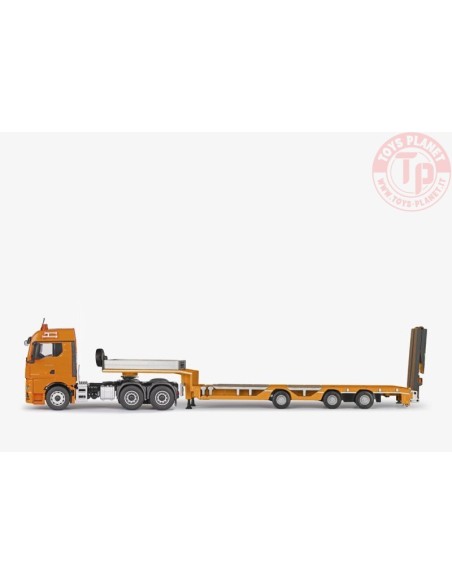 MAN TGX GM cabin 3-axle Goldhofer stepstar 4-axle plateau trailer CONRAD 80251/01 CONRAD