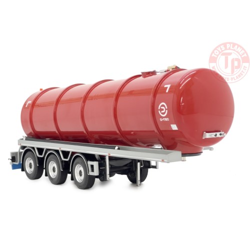 Rimorchio cisterna per liquami D-Tec ROSSO 1:32 MARGE MODELS 2326-01 MARGE MODELS