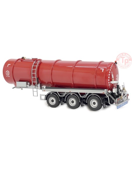Rimorchio cisterna per liquami D-Tec ROSSO 1:32 MARGE MODELS 2326-01 MARGE MODELS