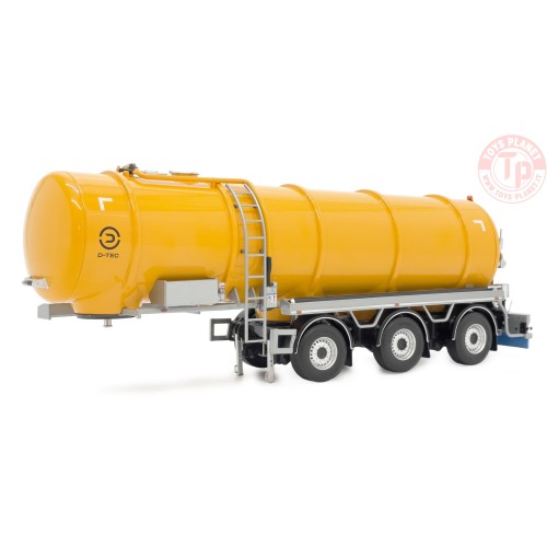 RIMORCHIO CISTERNA PER LIQUAMI D-TEC GIALLO 1:32 MARGE MODELS 2326-02 MARGE MODELS
