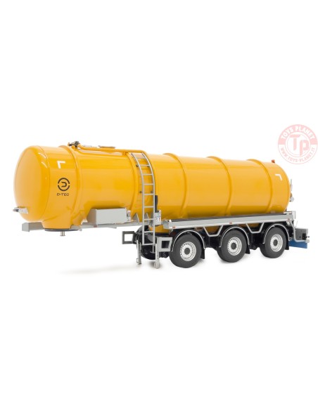 RIMORCHIO CISTERNA PER LIQUAMI D-TEC GIALLO 1:32 MARGE MODELS 2326-02 MARGE MODELS