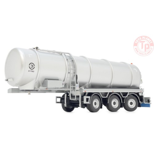 RIMORCHIO CISTERNA PER LIQUAMI D-TEC GRIGIO 1:32 MARGE MODELS 2326-03 Camion e Pianali 1:32