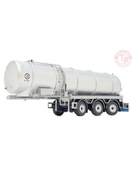RIMORCHIO CISTERNA PER LIQUAMI D-TEC GRIGIO 1:32 MARGE MODELS 2326-03 Camion e Pianali 1:32