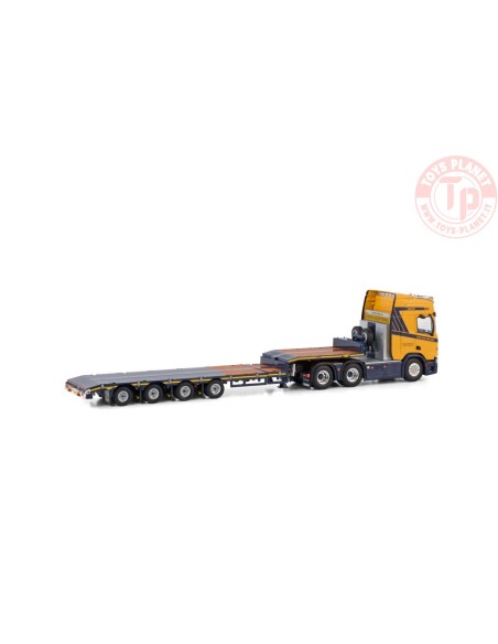 SCANIA R HIGHLINE CR20H 6X2 TAG AXLE SEMI LOW LOADER - 4 AXLE VAN DEN HEUVEL SPECIAALTRANSPORTEN B.V. WSI 01-4207 WSI MODELS SCANIA R HIGHLINE CR20H 6X2 TAG AXLE SEMI LOW LOADER - 4 AXLE VAN DEN HEUVEL SPECIAALTRANSPORTEN B.V. WSI 01-4207 WSI MODELS