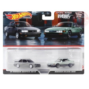 '91 NISSAN SENTRA SE-R NISSAN SILVIA (S13) 1/64 HOT WHEELS HYF04 HOT WHEELS