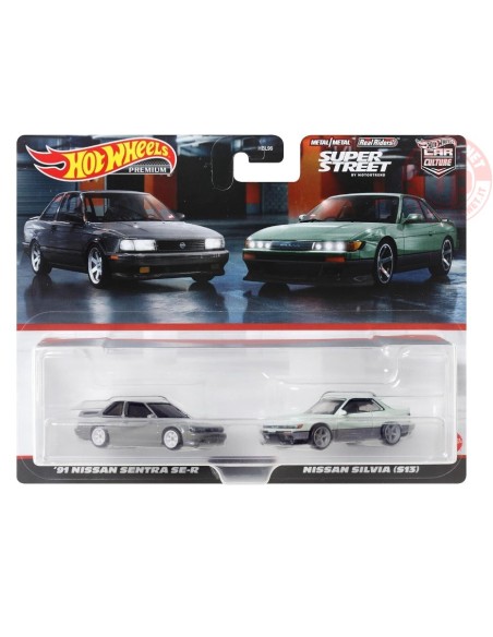 '91 NISSAN SENTRA SE-R NISSAN SILVIA (S13) 1/64 HOT WHEELS HYF04 HOT WHEELS