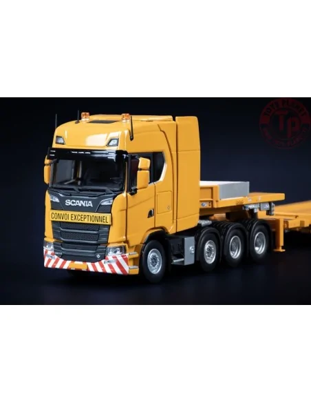 SCANIA S SERIES HIGH ROOF 8X4 WITH NOOTEBOOM MCOS 7-AXLE SEMI LOW LOADER YELLOW SERIES IMC MODELS 33-0204 IMC MODELS SCANIA S SERIES HIGH ROOF 8X4 WITH NOOTEBOOM MCOS 7-AXLE SEMI LOW LOADER YELLOW SERIES IMC MODELS 33-0204 IMC MODELS