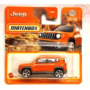 '19 JEEP RENEGADE 1/64 MATCHBOX HVP10 MATCHBOX