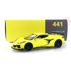 CHEVROLET CORVETTE Z06-ACCELERATE YELLOW 1/64 MGT00441-R Mini Gt